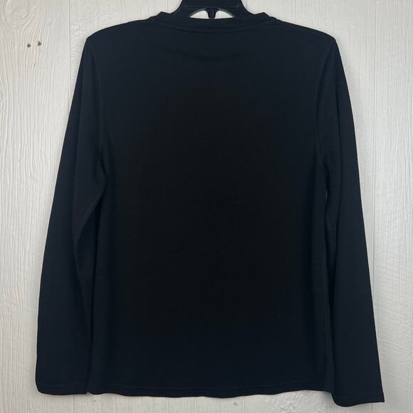OMNI WOOL Base Layer thermal long sleeve pullover T-shirt, men’s XL black. - Picture 4 of 4